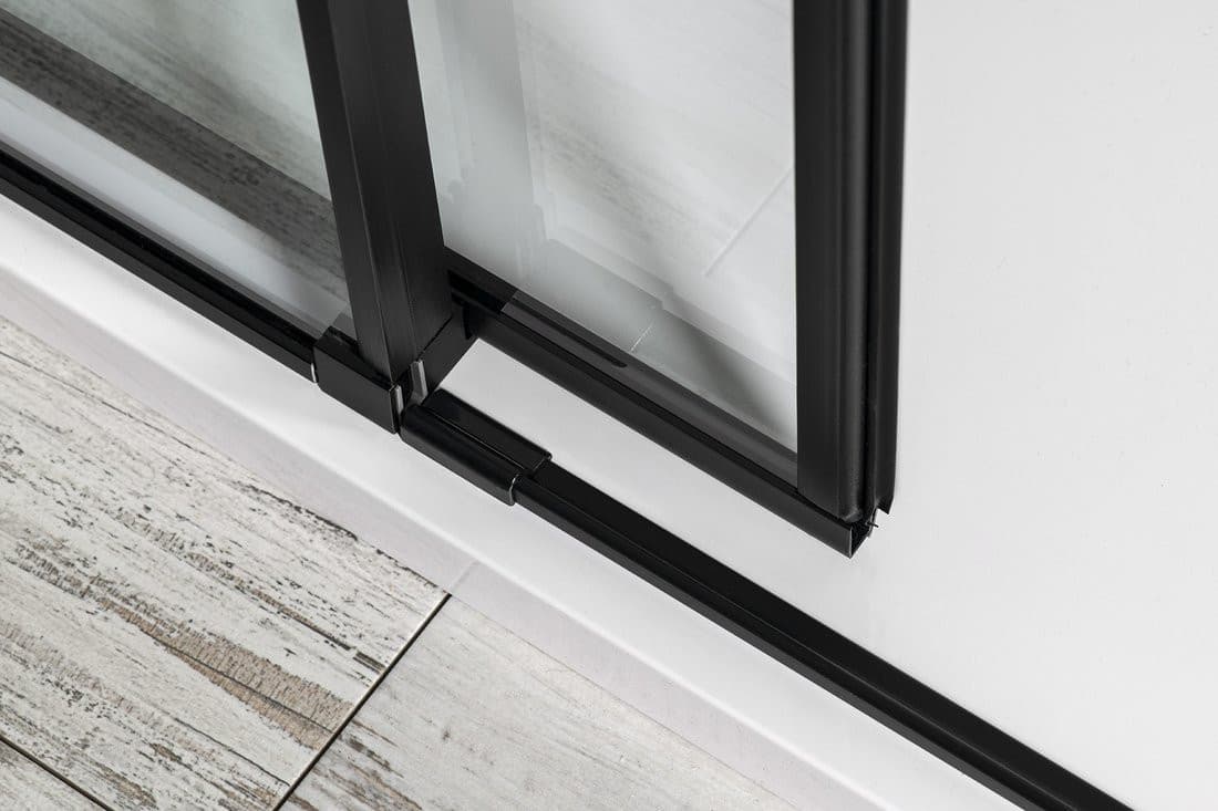 ALTIS BLACK prostokątna kabina prysznicowa 1100x1000 mm, wariant L/P