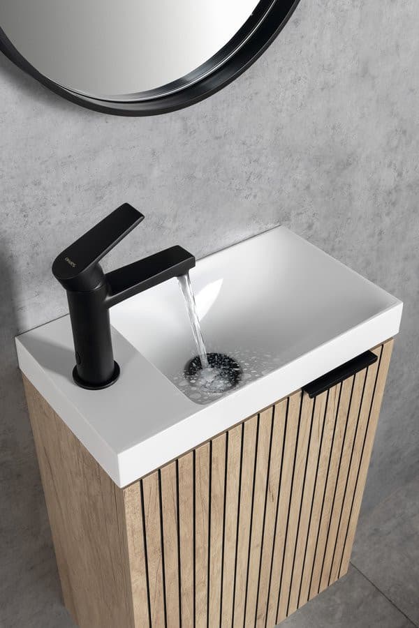 Umywalka kompozytowa Sapho 40x22 cm bez przelewu biała