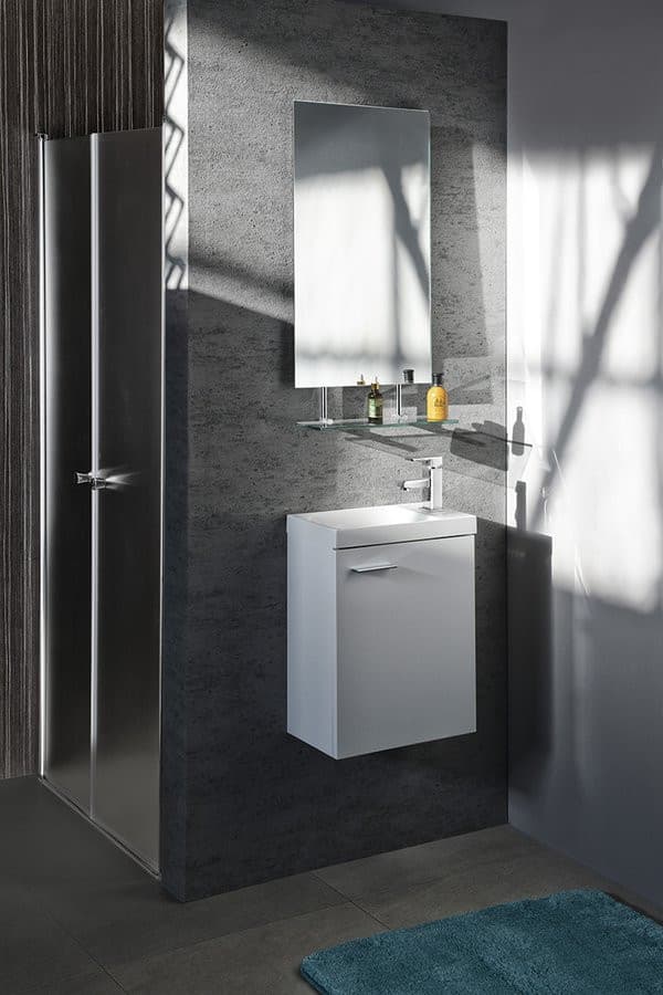 Umywalka kompozytowa Sapho 40x22 cm bez przelewu biała