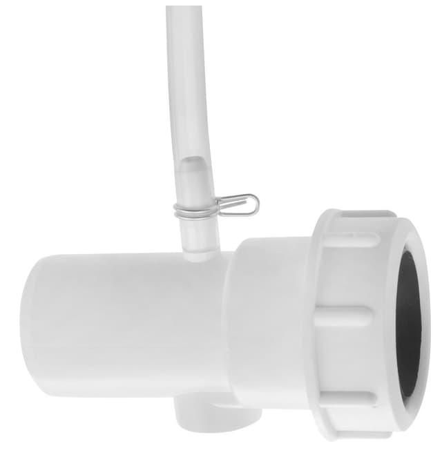 Gniazdo prysznicowe FOLLOW ME czarny mat z odpływem i wężem 150 cm