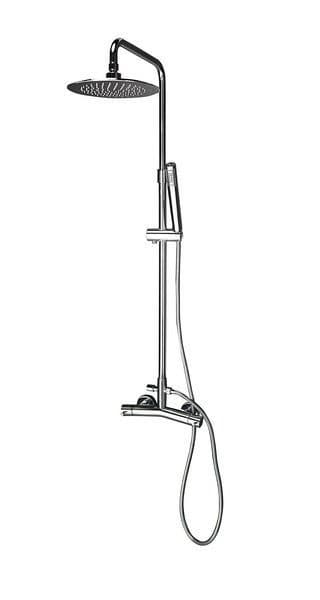 AIRTECH-AXIA zestaw prysznicowy z podłączeniem do baterii, chromowany