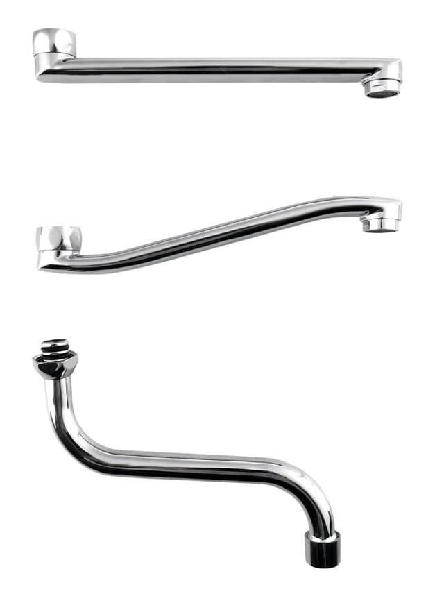 AQUALINE 35 bateria zlewozmywakowa ścienna chrom 3/4 bez uchwytu