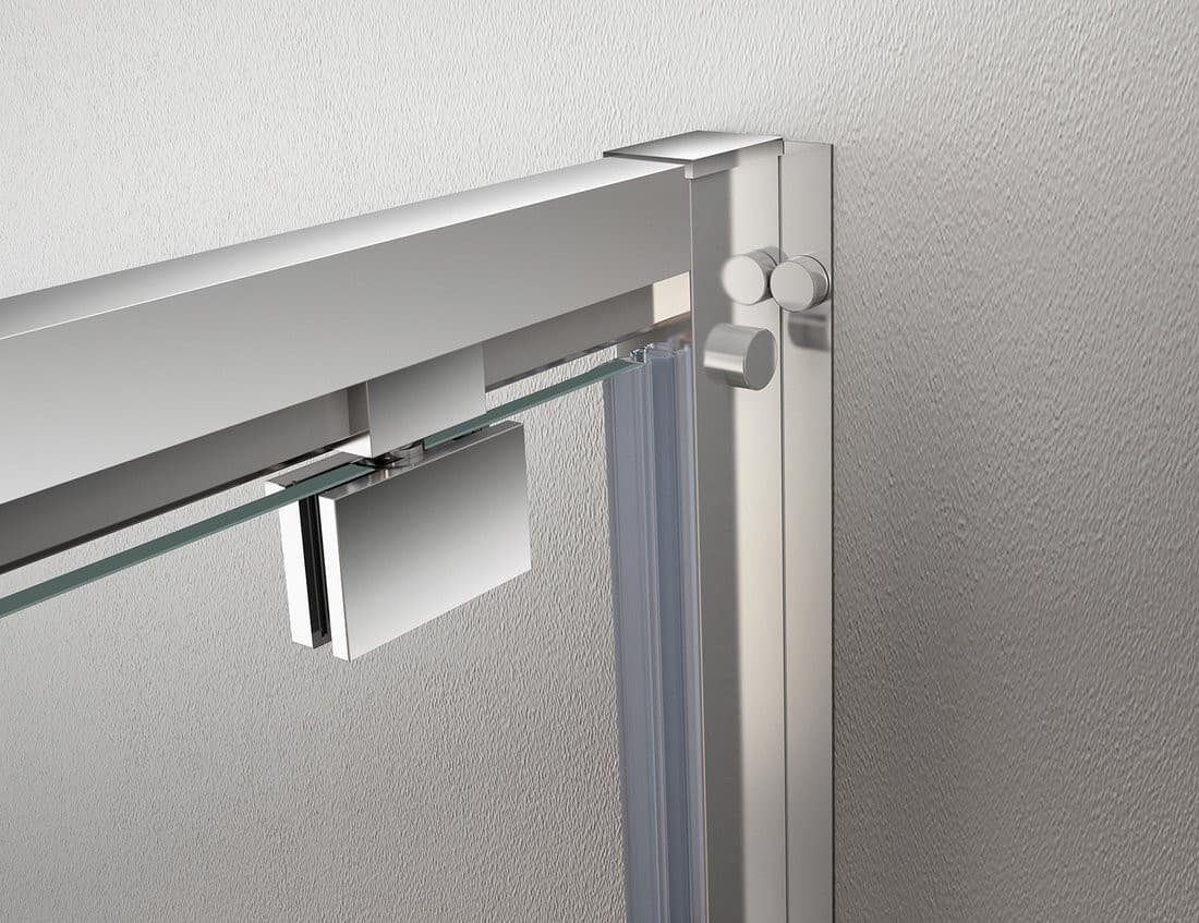 SIGMA SIMPLY kabina prysznicowa 900x900mm, drzwi obrotowe, L/P, szkło Brick