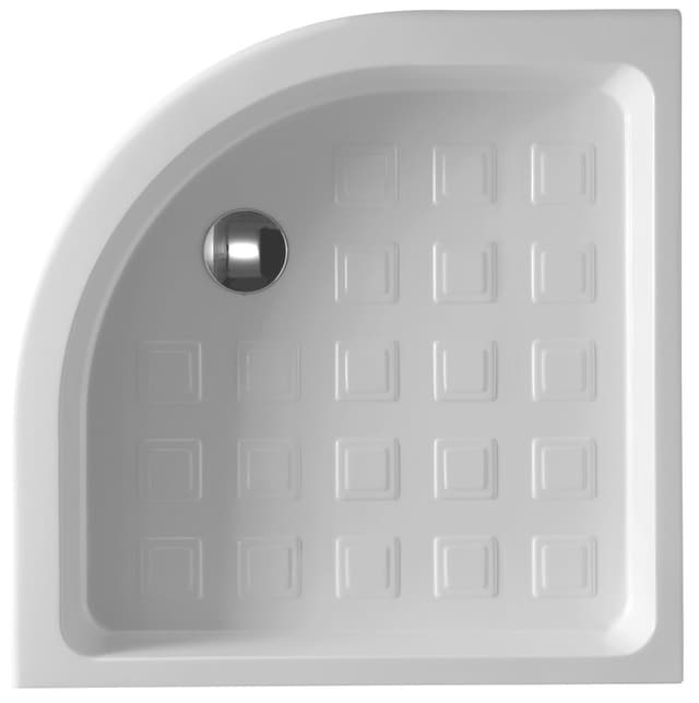 CERAMICZNY brodzik prysznicowy RETRO, półokrągły 90x90x20 cm