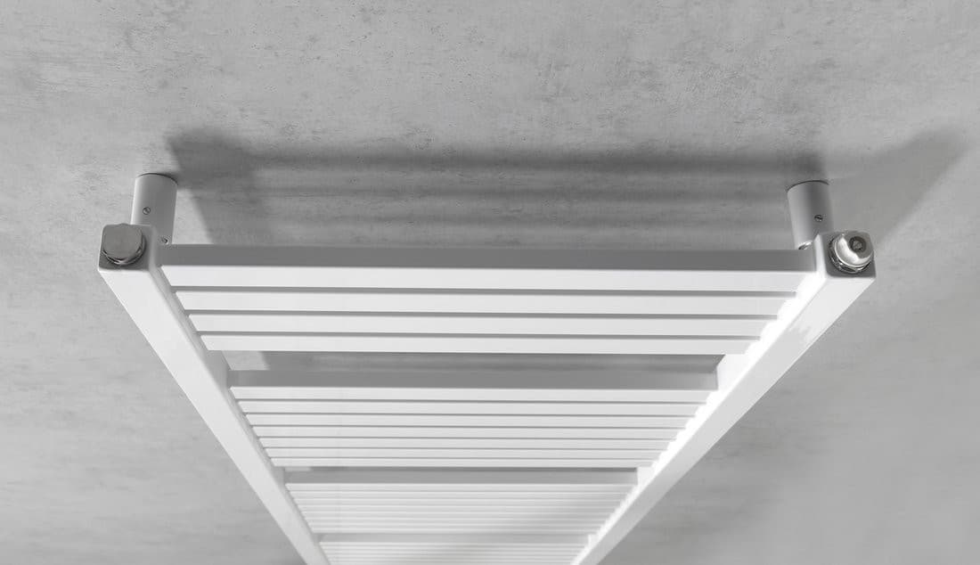 Grzejnik łazienkowy TONDI 450x1330 mm, centralne podłączenie, biały