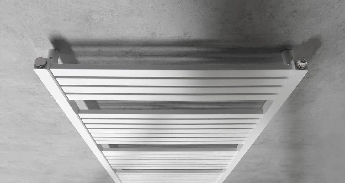 Grzejnik łazienkowy TONDI 600x1690 mm biały podłączenie centralne