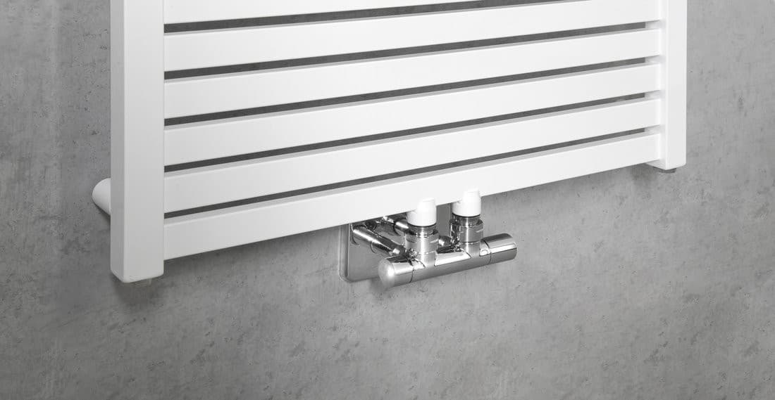 Grzejnik łazienkowy TONDI 600x1690 mm biały podłączenie centralne
