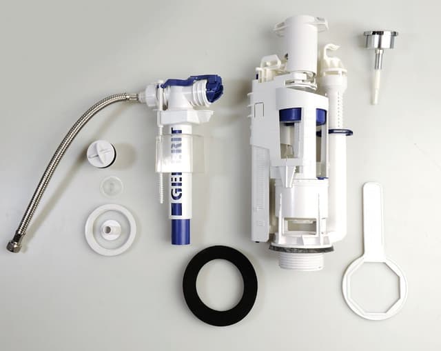 EGO-FLO zestaw oszczędny spłukująco-napełniający do WC kombi chrom