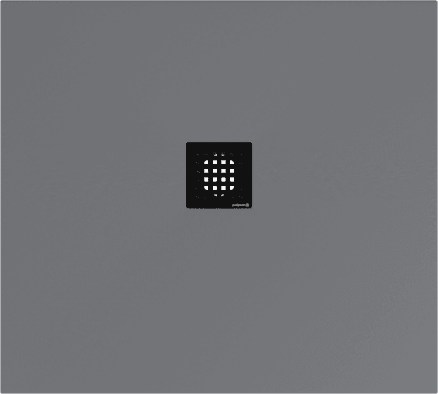 FLEXIA brodzik kompozytowy prostokątny 100x90 cm, szary mat