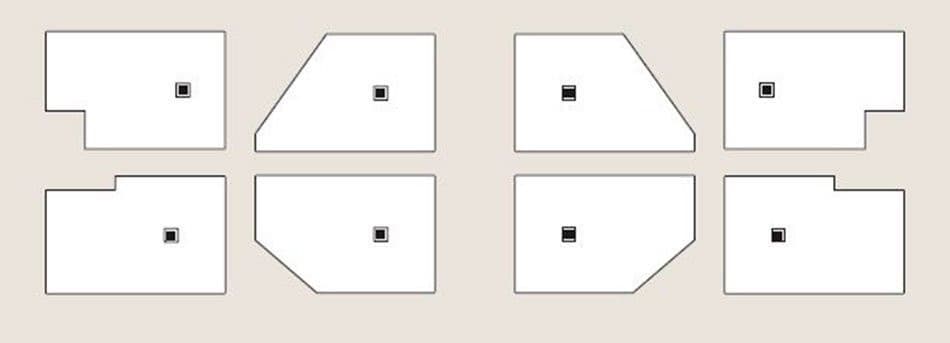 FLEXIA brodzik kompozytowy 90x90 cm, biały mat, z możliwością docinania