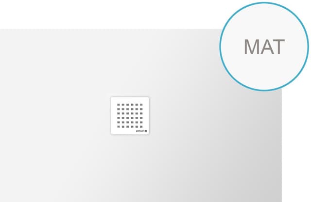 FLEXIA brodzik kompozytowy prostokątny, możliwość docinania 130x80 cm, biały mat