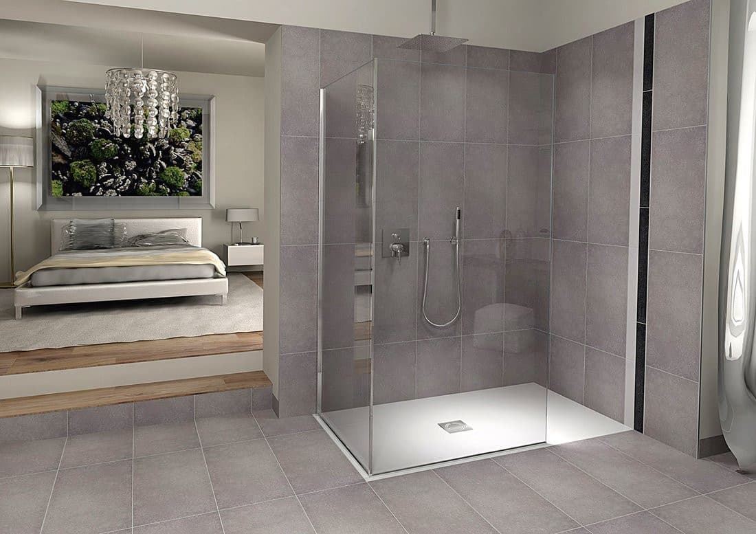 FLEXIA brodzik kompozytowy prostokątny 130x90 cm, biały mat