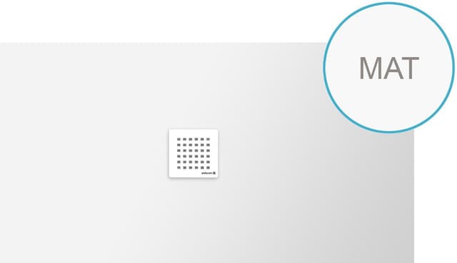 FLEXIA brodzik kompozytowy prostokątny, docinany 150x80cm, biały mat