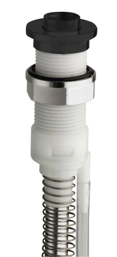 Gniazdo prysznicowe FOLLOW ME czarny mat z odpływem 150 cm