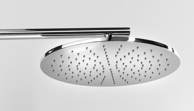 SPIRIT ROUND panel prysznicowy z baterią termostatyczną 250x1550mm, czarny