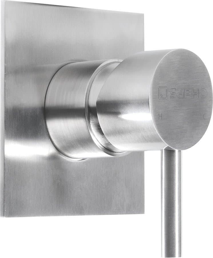 MINIMAL bateria prysznicowa podtynkowa 1-wyjście stal nierdzewna matowa