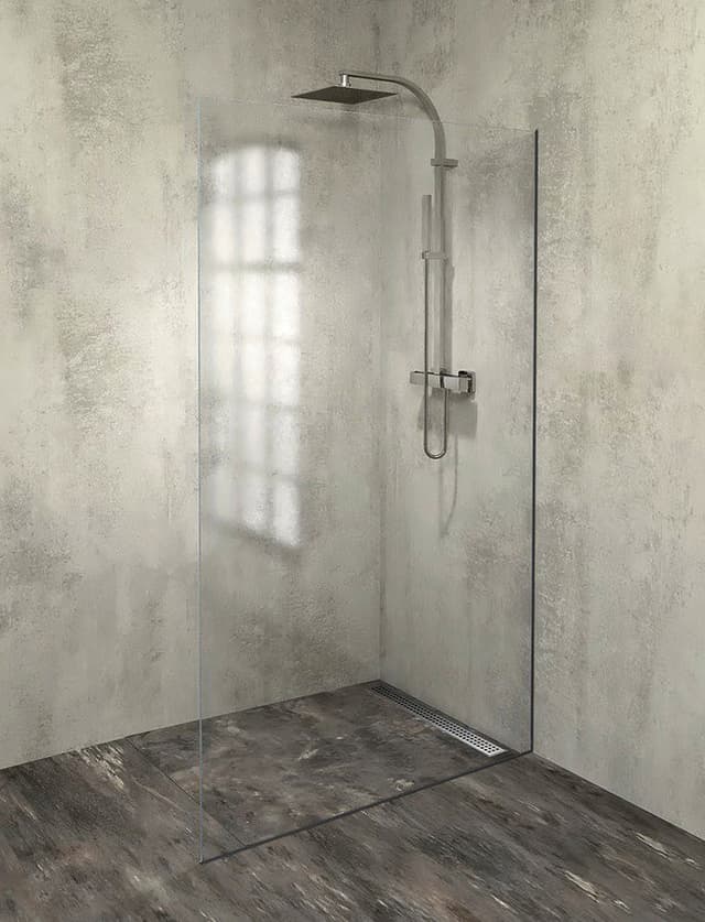 ARCHITEX zestaw do montażu szkła podłoga/ściana 1200 mm czarny mat