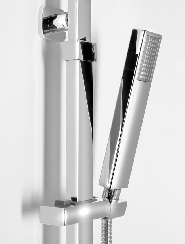 Zestaw prysznicowy Sapho z deszczownią, słuchawką, chrom