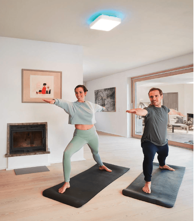 ORBIS BACKLIGHT lampa sufitowa 350x350mm, WIFI RGB, 2800lm, 28W, biały