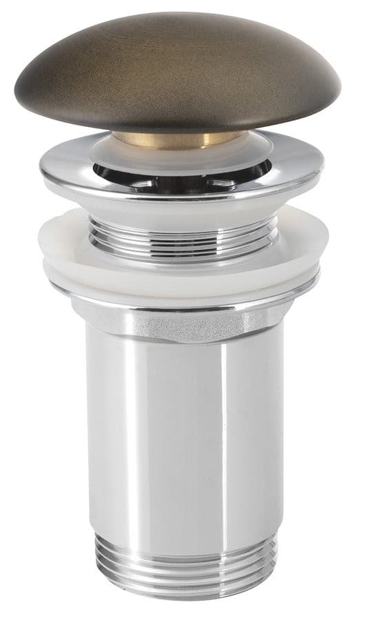 PRIORI korek umywalkowy 5/4" klik-klak brązowy mosiądz