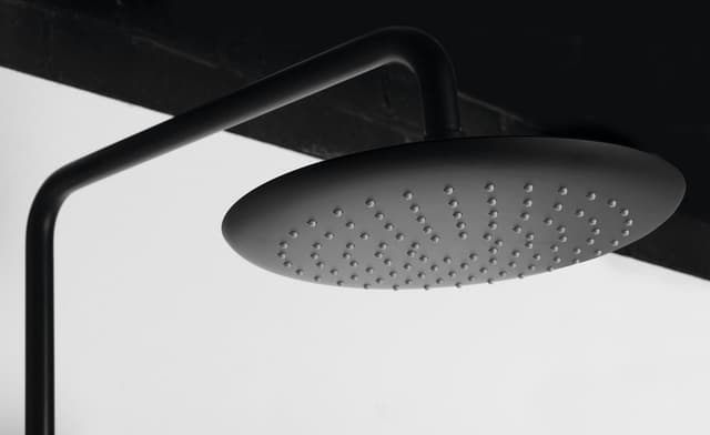 SOLARIS zestaw prysznicowy z baterią termostatyczną, czarny mat