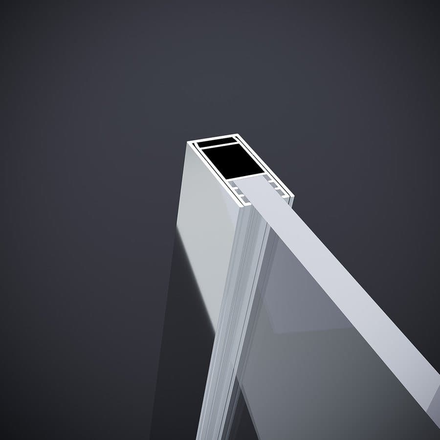 ROLLS kabina prysznicowa prostokątna 1100x1000 mm, szkło czyste, wariant L/R