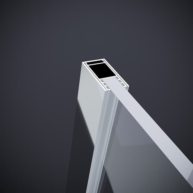 ROLLS kabina prysznicowa 1200x1000 mm, L/R, szkło czyste, Antidrop