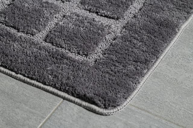 DELHI dywanik łazienkowy antypoślizgowy 50x80 cm, ciemnoszary