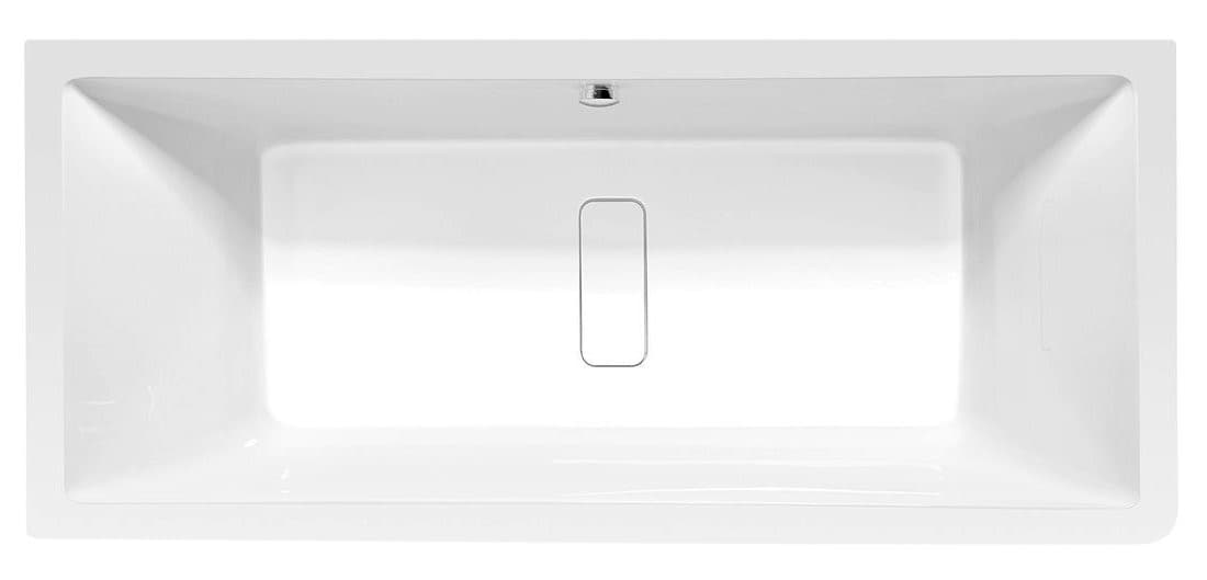 Marlene Curve L Wanna Wolnostojąca Przyścienna 195x85x63cm, Akryl Biały