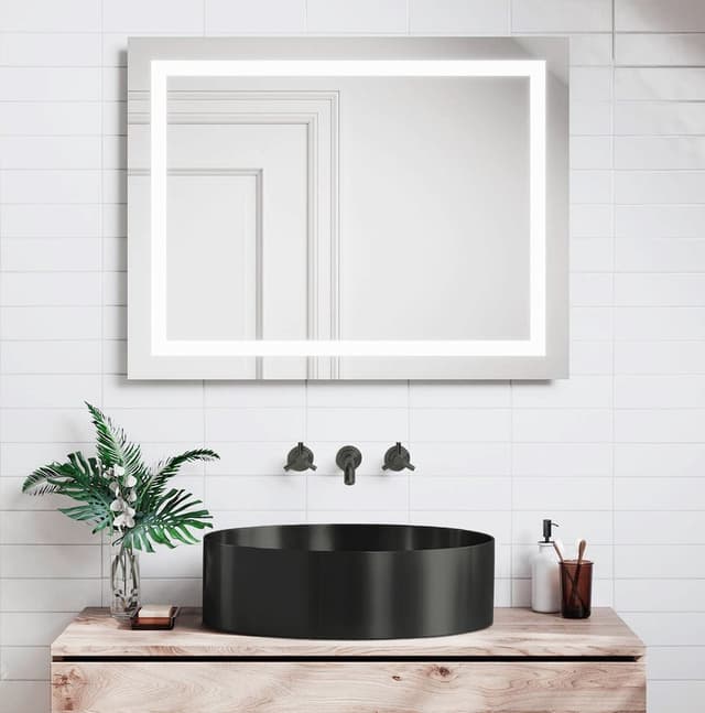 Umywalka nablatowa AURUM stal nierdzewna 38cm gun metal PVD