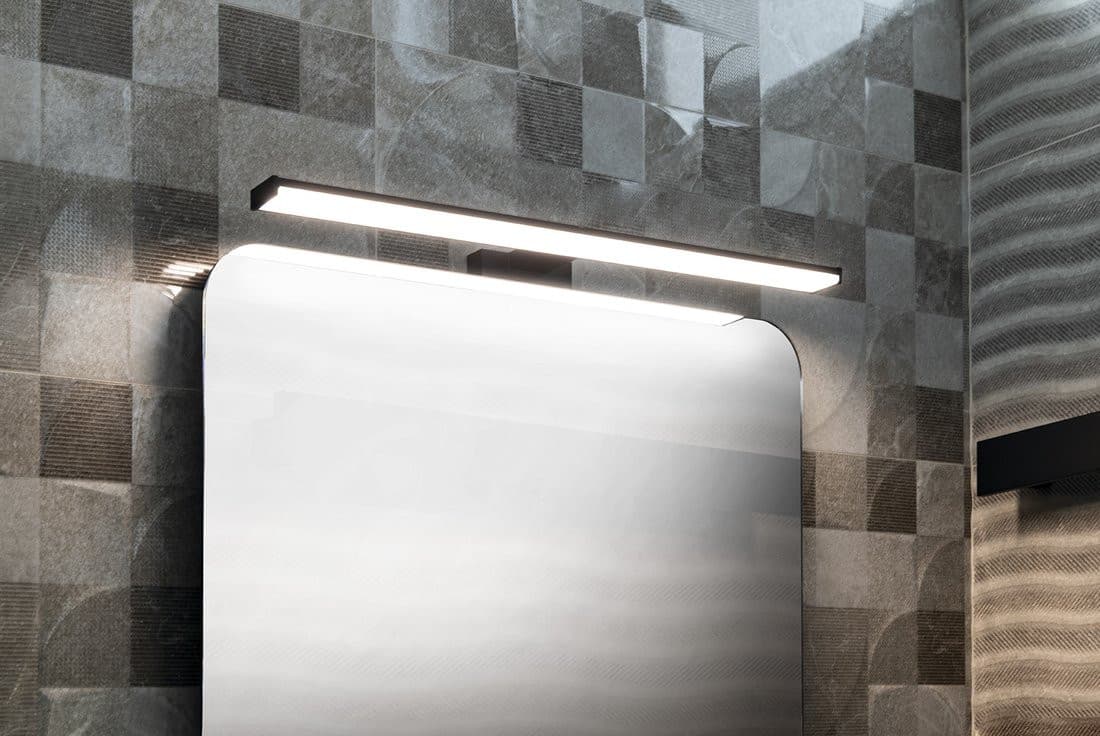 CHICAGO XL LED 600x120mm neutralne oświetlenie naścienne czarny