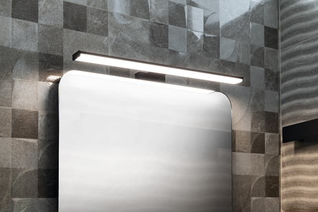 CHICAGO XL LED 600x120mm neutralne oświetlenie naścienne czarny