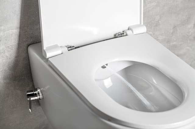 INFINITY CLEANWASH WC wiszące, z dyszą bidetową i zaworem, Rimless, 36,5x53cm, biały