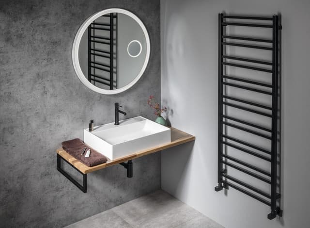 FLOAT lustro okrągłe podświetlane LED, ø 80cm, usterko kosmetyczne, IR czujnik, 3500-6500°K, biały