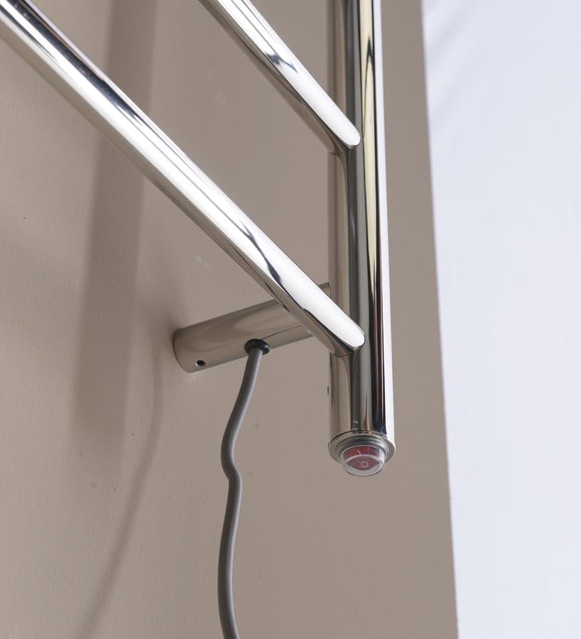 REDONDO elektryczna suszarka na ręczniki okrągła, 600x1500 mm, 130 W, stal nierdzewna