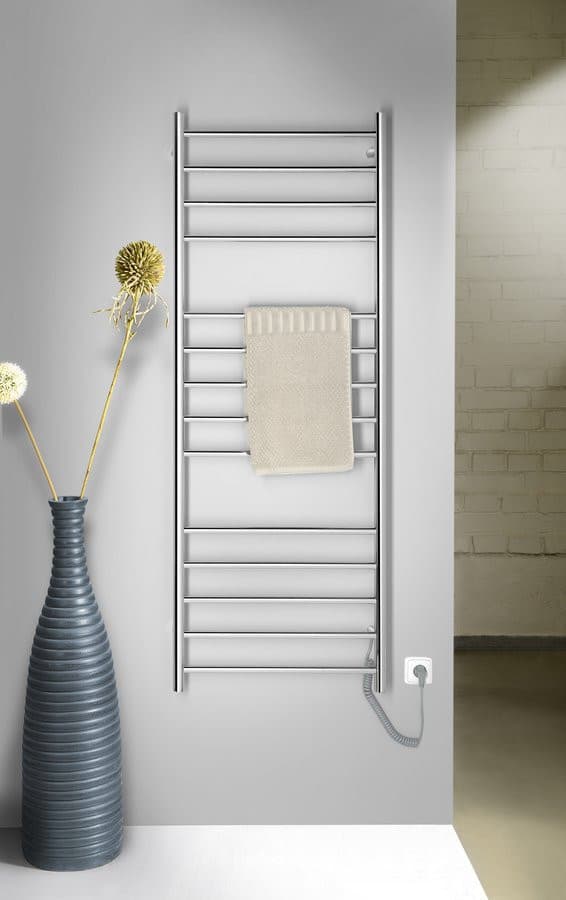 REDONDO elektryczna suszarka na ręczniki okrągła, 600x1500 mm, 130 W, stal nierdzewna