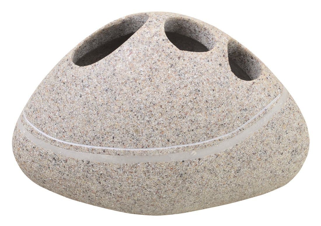 LITTLE ROCK uchwyt na szczoteczki do zębów beżowy do postawienia