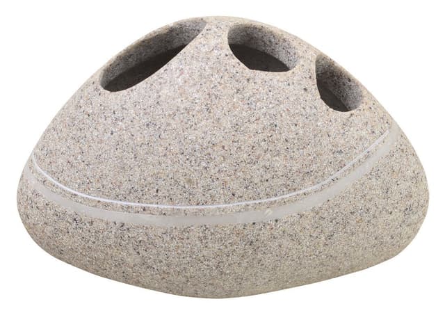 LITTLE ROCK uchwyt na szczoteczki do zębów beżowy do postawienia