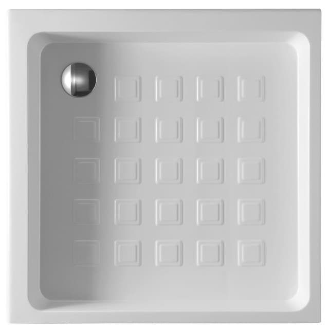 RETRO brodzik prysznicowy ceramiczny kwadratowy 100x100x20cm biały