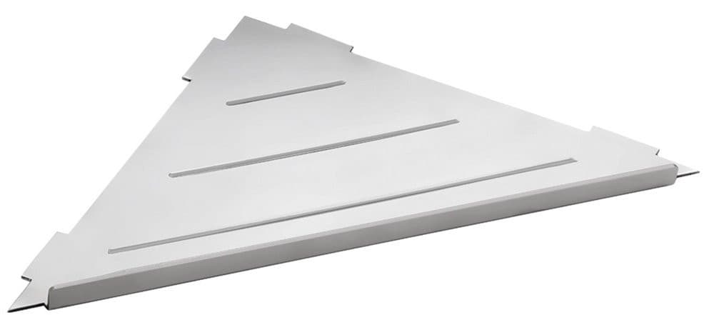 SMART kątowa półka do fug 297x15x210 mm stal nierdzewna polerowana