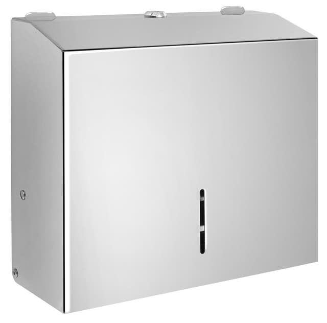 Zasobnik na ręczniki papierowe stal nierdzewna polerowana 270x265x115mm