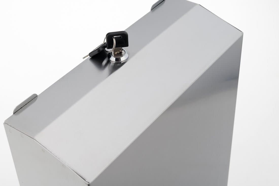 Zasobnik na ręczniki papierowe stal nierdzewna mat 285x370x105 mm