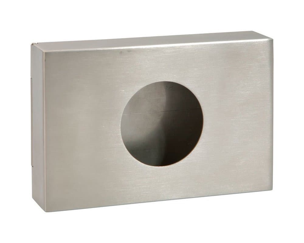 Zasobnik na worki HygBag stal nierdzewna mat 100x140x25 mm