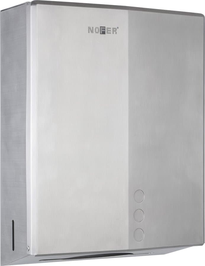 Zasobnik ręczników papierowych 255x200x105mm, stal nierdzewna mat