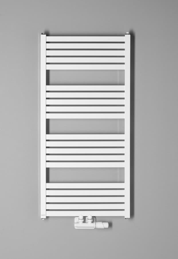 Grzejnik łazienkowy GRUNT 500x1050 mm biały, podłączenie środkowe