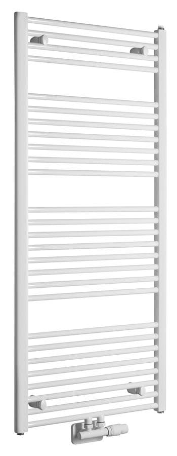Grzejnik łazienkowy DIRECT 600x1320 mm biały podłączenie środkowe