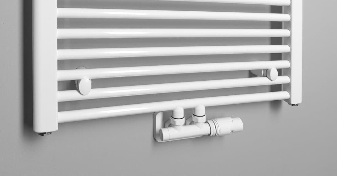 Grzejnik łazienkowy DIRECT 600x1680 mm biały podłączenie środkowe