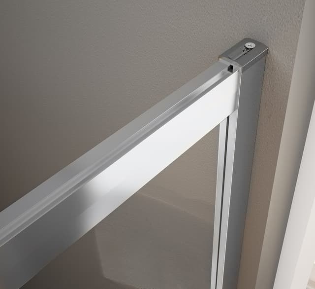 BORG kabina prysznicowa 800x800x1950 mm, wejście z rogu, szkło czyste