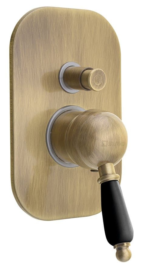 KIRKÉ BLACK bateria prysznicowa podtynkowa 2-funkcyjna brąz