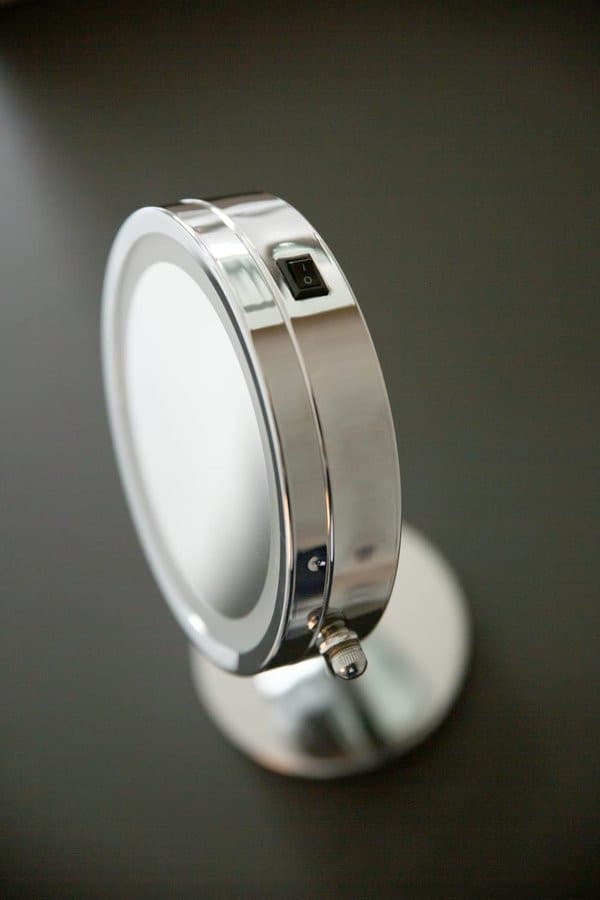 DAISY lusterko kosmetyczne LED dwustronne 150mm chrom